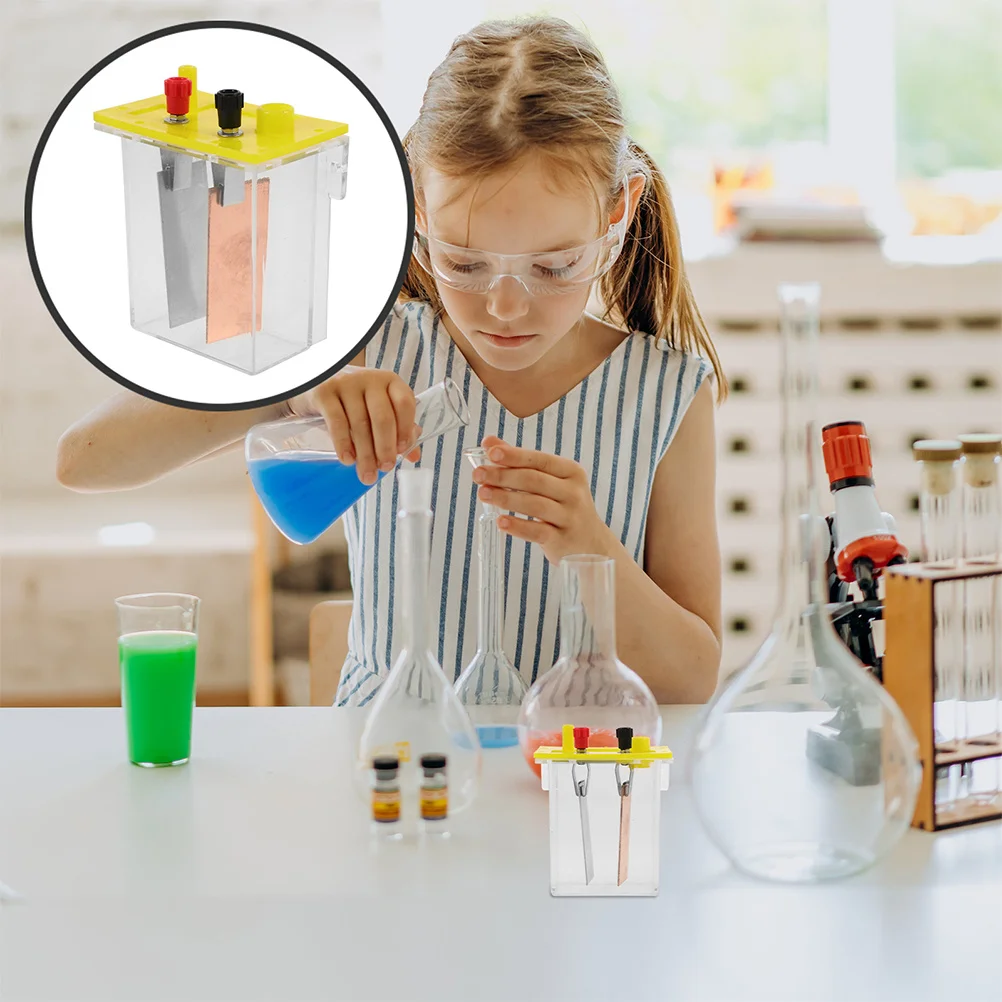 

2Sets Salt Water Box Science Experiment Kit for Kids DIY Fruit Electricity Generation Physics Lab Stem Project
