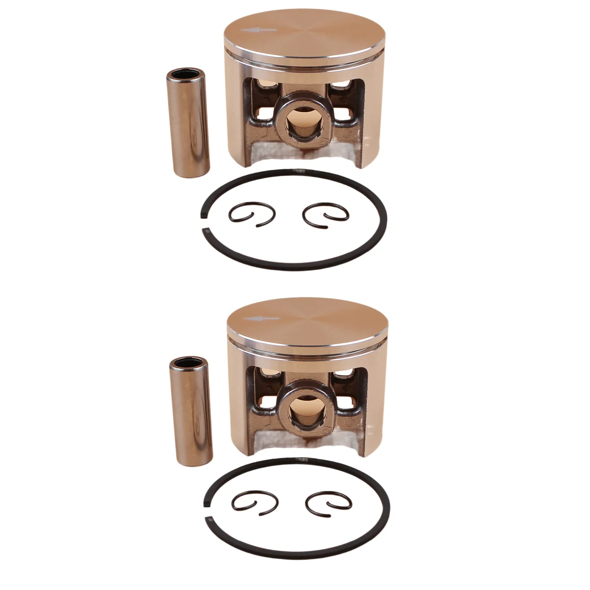 2Pcs 52mm Piston Kit For HUSQVARNA 272 272XP Chainsaw Parts w/ 12mm Pin Garden Tools chain saw motosierras