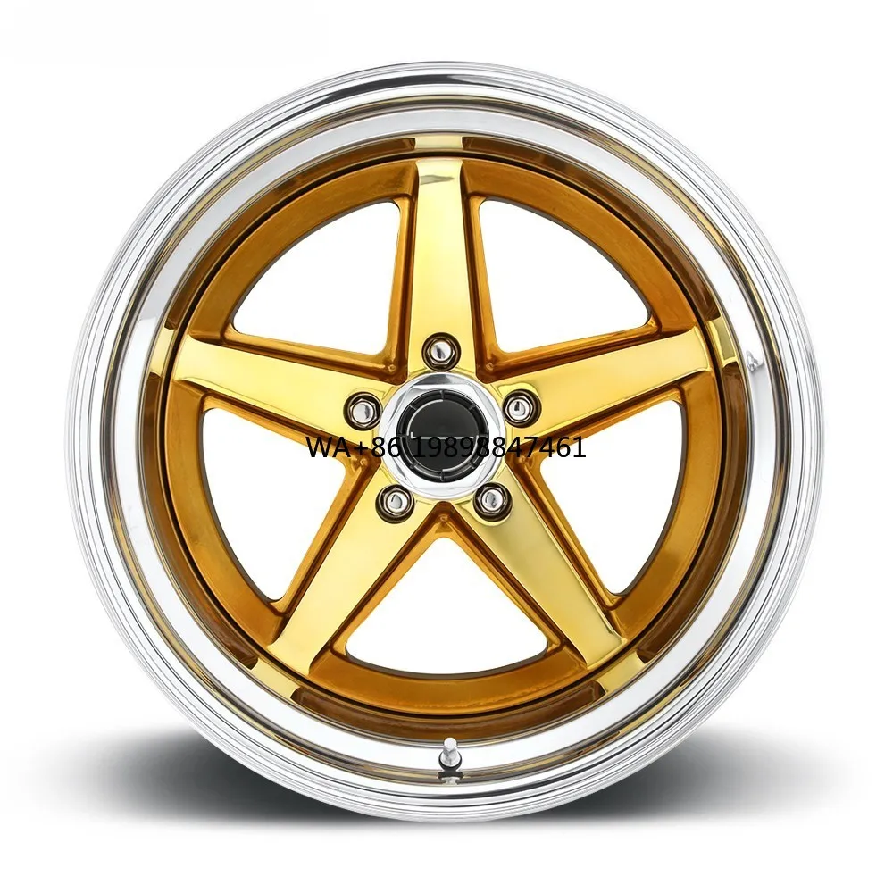 

Новый дизайн Deep Dish, 3-компонентные кованые диски из сплава Te37 15-24 дюйма 5x114,3 5x127 5x112, изготовленные на заказ диски с золотыми спицами для F30 E90 E60