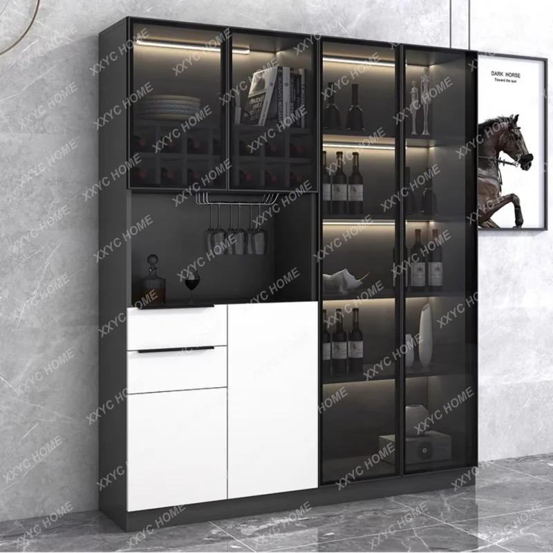 XXWine Bookcase Cabinets  Storage Organizer Living Room Cabinets Magazine Racks Wood Gabinete Chinese Style Furniture