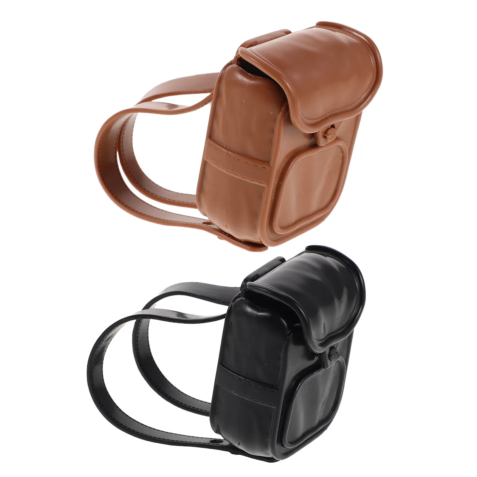 

2Pcs Mini Dollhouse Backpack Tiny Pretend Bags for Miniature Backpack Accessories Mini Bag Dollhouse Bag