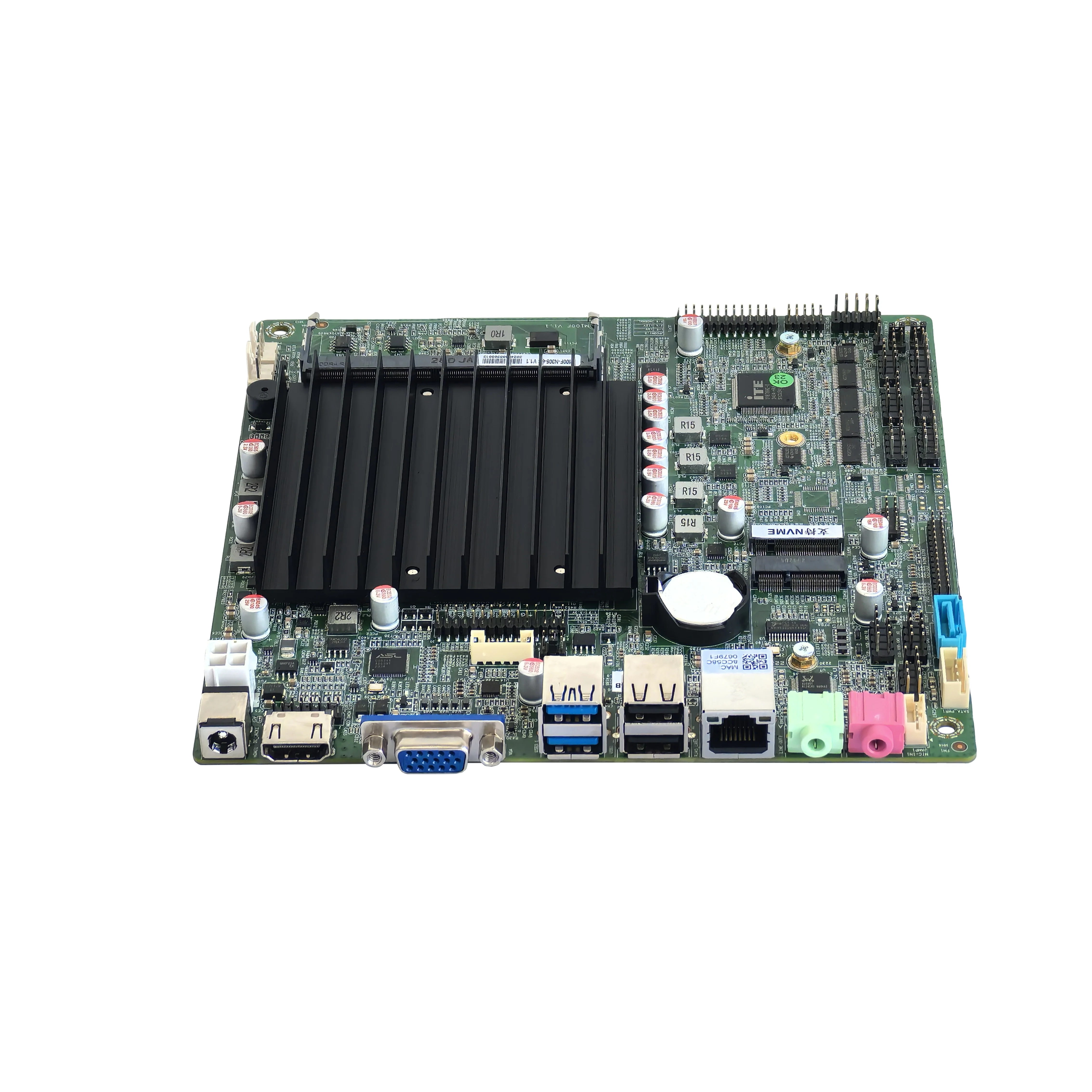ELSKY New Computer Motherboard Ddr4 Long Lifespan CPU N97 M100F Supports 4K Resolution Realtek ALC897/662 8*USB 6C COM