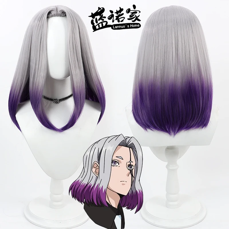 Anime Abel Walker from Mashle Magic and Muscles Cos Cosplay Wig Halloween Carnival Party Props Synthetic Hair + Wig Cap