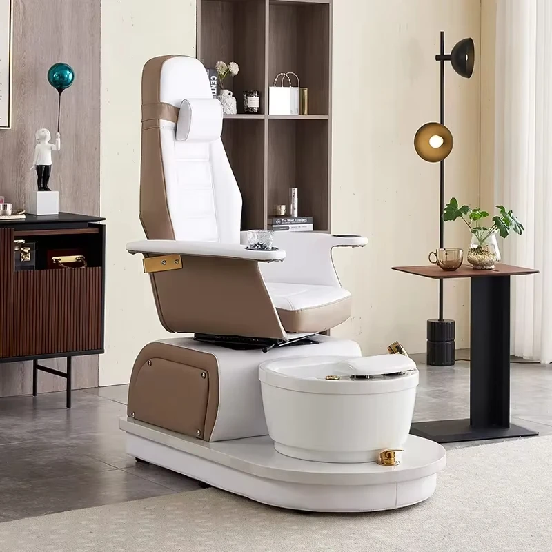 أريكة لصالون الأظافر، حمام القدم، كرسي تدليك القدم الكهربائي، صالون تجميل التدليك الحصري الرموش والأقدام، الحواجب-HEJ14
