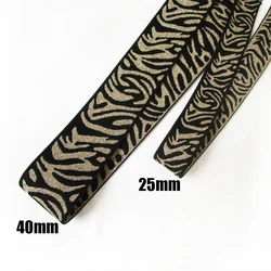 1 Meter 4cm Fashion Shiny Elastic Bands Stretch Webbing Rubber Band for DIY Sewing Accessories Clothing Bags Trousers
