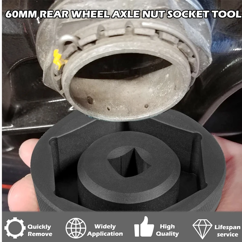 

Motorcycle Rear Wheel Axle Nut Removal 60 Mm 1/2 Inch Drive Socket For Super Duke 1290/1290 R 2014-2022