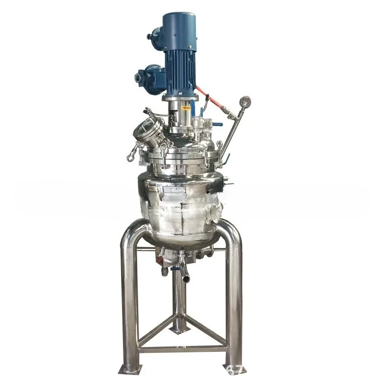 Single layer mirror polishing liquid circulation resin blending stainless steel mechanical seal electric heating stirring tank