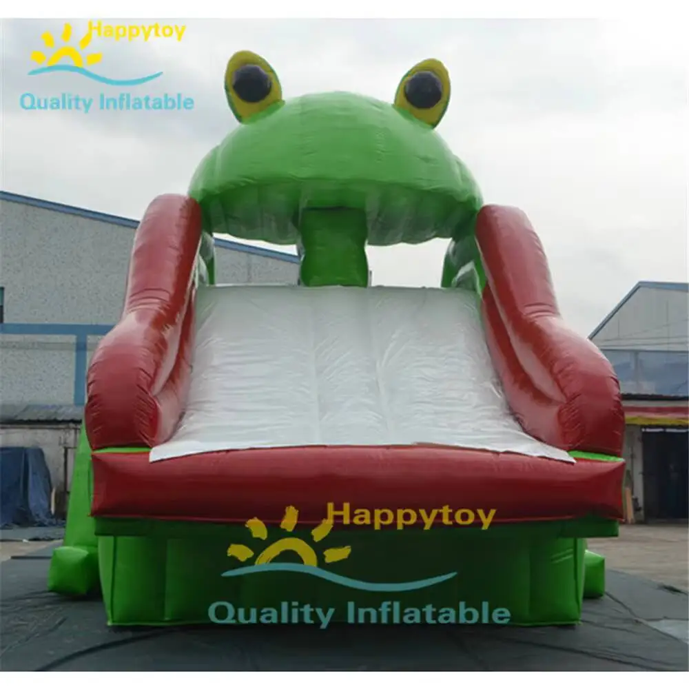 Sommer wasser park schwimmen pool verwenden klettern pvc kinder aufblasbare frosch slide