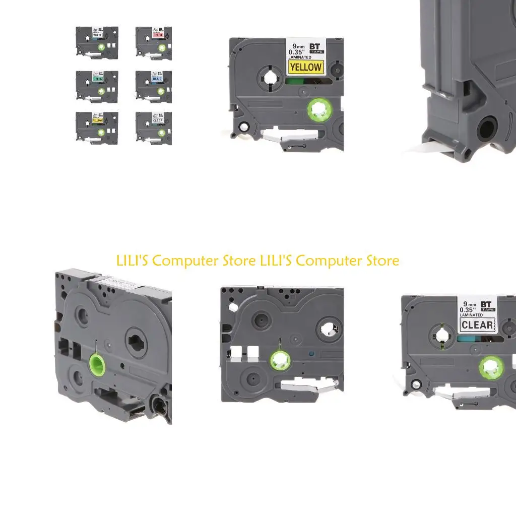 

Совместимая замена ленты для этикеток A52B для P для Touch Label Maker, ламинированная лента TZe-221 для Ptouch