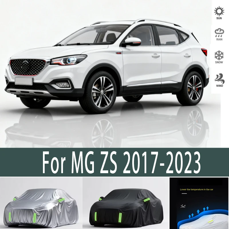 

For MG ZS 2017-2023 2020 Outdoor Protection Full Car Covers Snow Cover Sunshade Waterproof Dustproof Exterior Car accessories