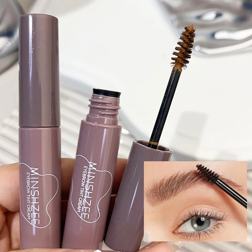 Liquid Dyeing Eyebrow Tint Waterproof Lasting Liquid Enhacer Dye Eyebrow Gel Cream Black Natural Mascara Tint Makeup Cosmetics