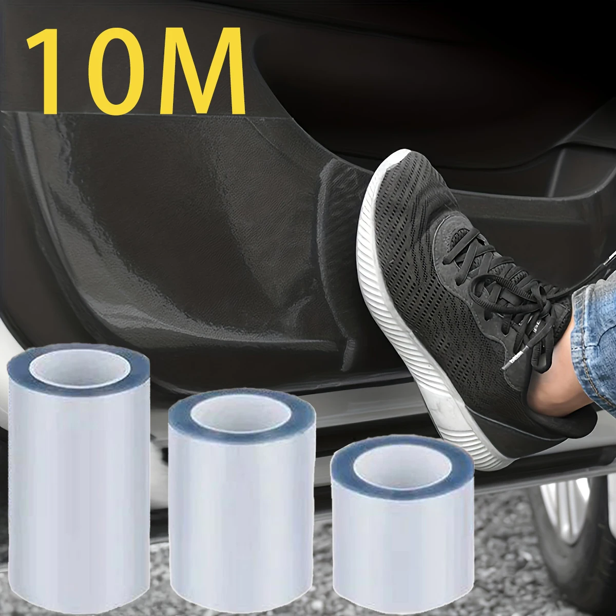 

Transparent Car Door PPF Protector Film Wrap Vinyl Stickers Anti Scratch Tape Protection Covering Sticker Protective Auto Body