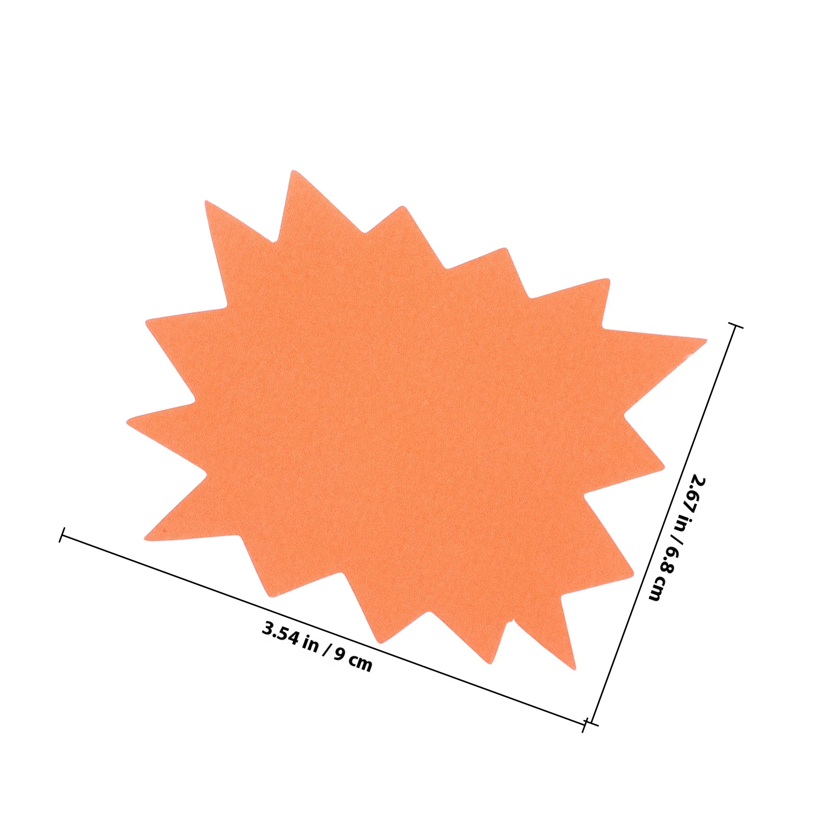 250 قطعة من الملصقات الورقية الفارغة، علامات البيع، ملصقات التسعير، سعر الفلورسنت المزخرف #5