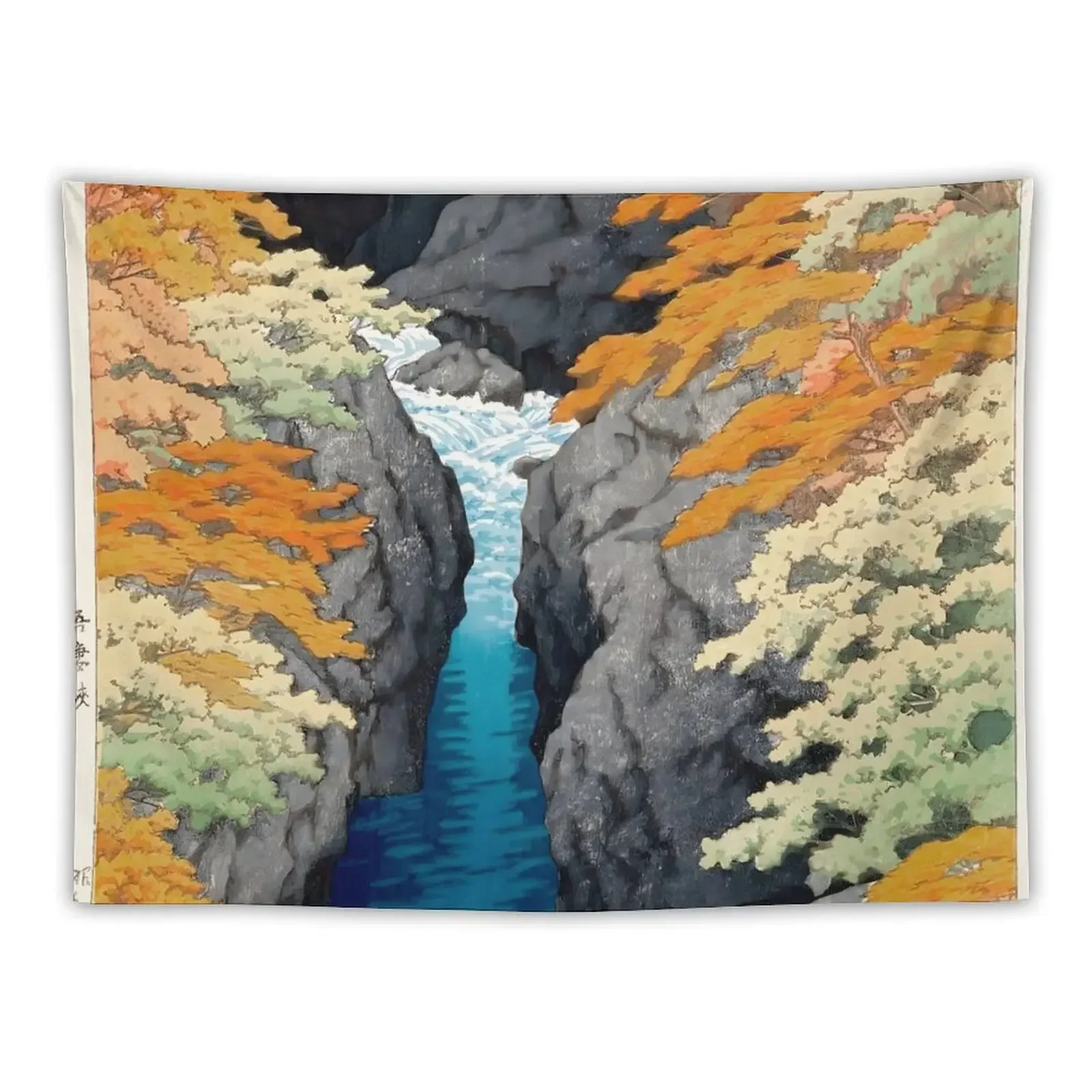 Azuma Gorge Waterfall Hasui Kawase Tapestry Room Decor For Girls Bedroom Decorations Bedroom Decor Tapestry