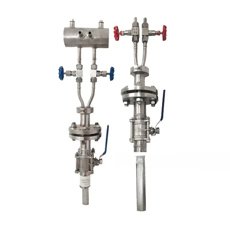 caudalímetro, caudalímetro enchufable Powerbar, sensor de flujo de alta temperatura de gran diámetro