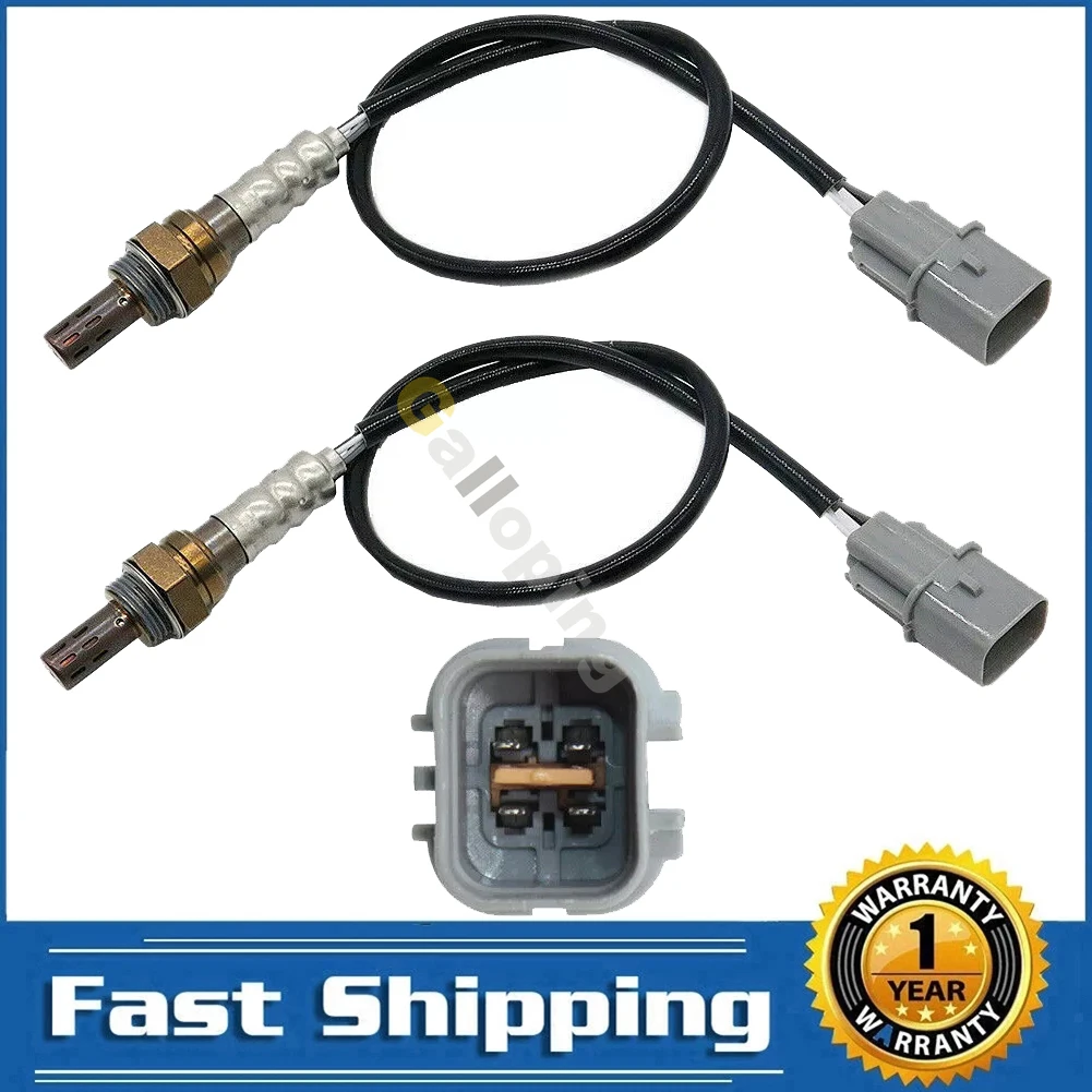 2pcs O2 Oxygen Sensor for 2004 2005 2006 Kia Optima Sportage 2.7L Downstream 2007 2008 2009 2010 Kia Rondo Optima 2.7L Upstream