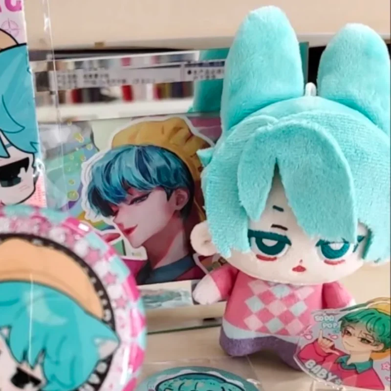 10cm anime kpop caçadores de demônios brinquedo de pelúcia demônio saja meninos cosplay boneca jinu abby mistério romance bonito boneca de pelúcia decoração do quarto
