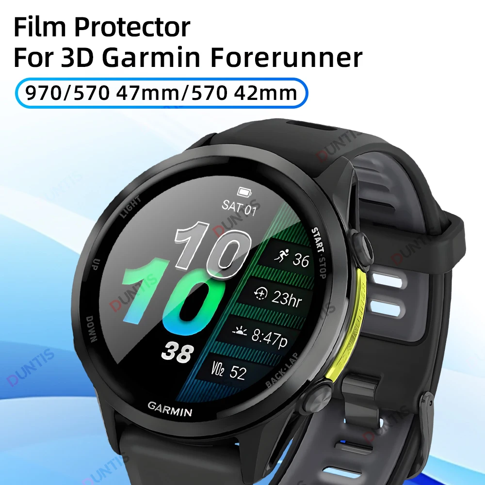 Garmin Forerunner 970 570 용 20D 화면 보호기 42mm 47mm 긁... - 1
