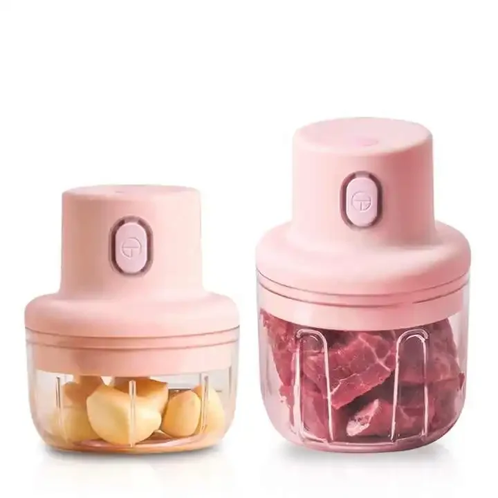 Wireless Electric Mini Garlic Chopper Powerful Garlic Press Food Chopper,Portable Small Food Processor Mincer Grinder