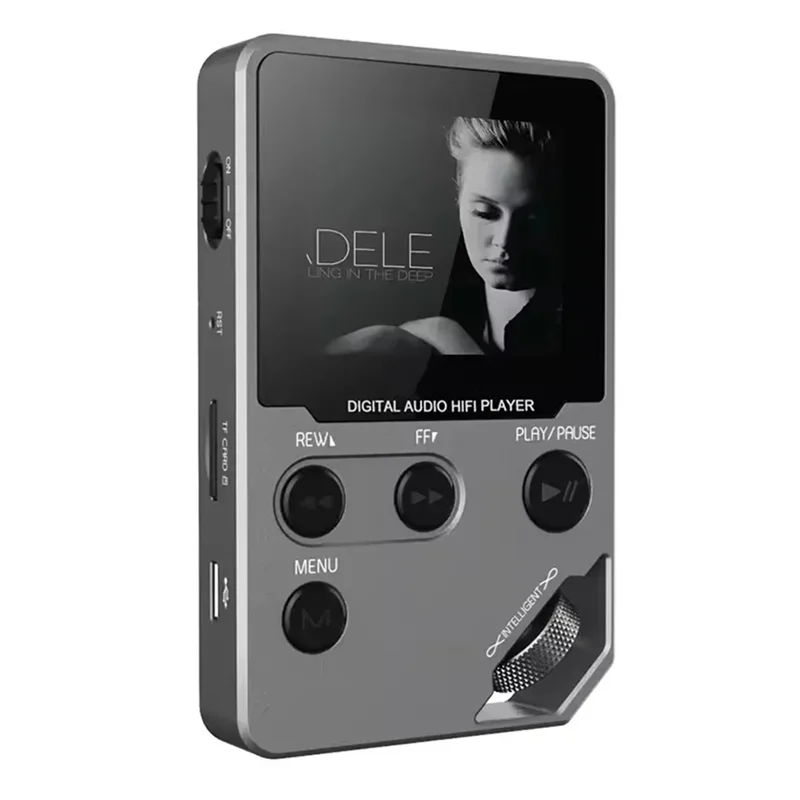 

Y58A C5 8GB Lossless Bluetooth MP3 Music Player, Zinc Alloy Body,Rotary Controls,Wireless Connection,Voice Recorder