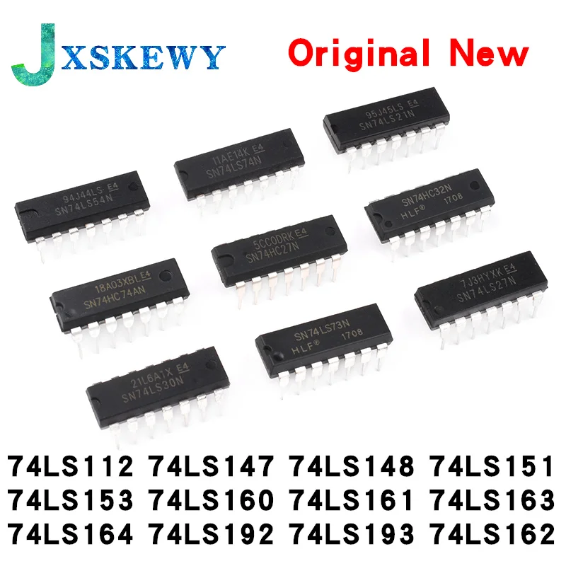 10pcs/lot New SN74LS138N 74LS112 74LS147 74LS148 74LS151 74LS153 74LS160 74LS161 74LS163 74LS164 74LS192 193 DIP-16 IC