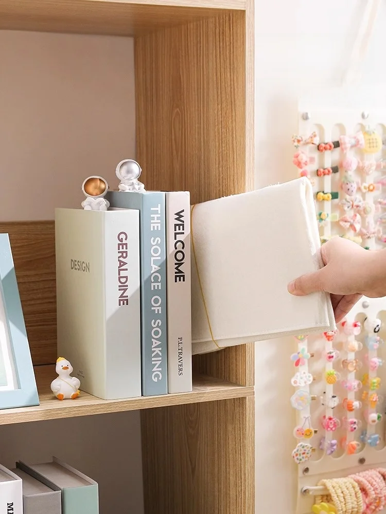 منظم إكسسوارات شعر الأطفال مثبت على الحائط، صندوق مجوهرات زخرفي لربطات الشعر ودبابيس الشعر وحبال الرأس للفتيات #5