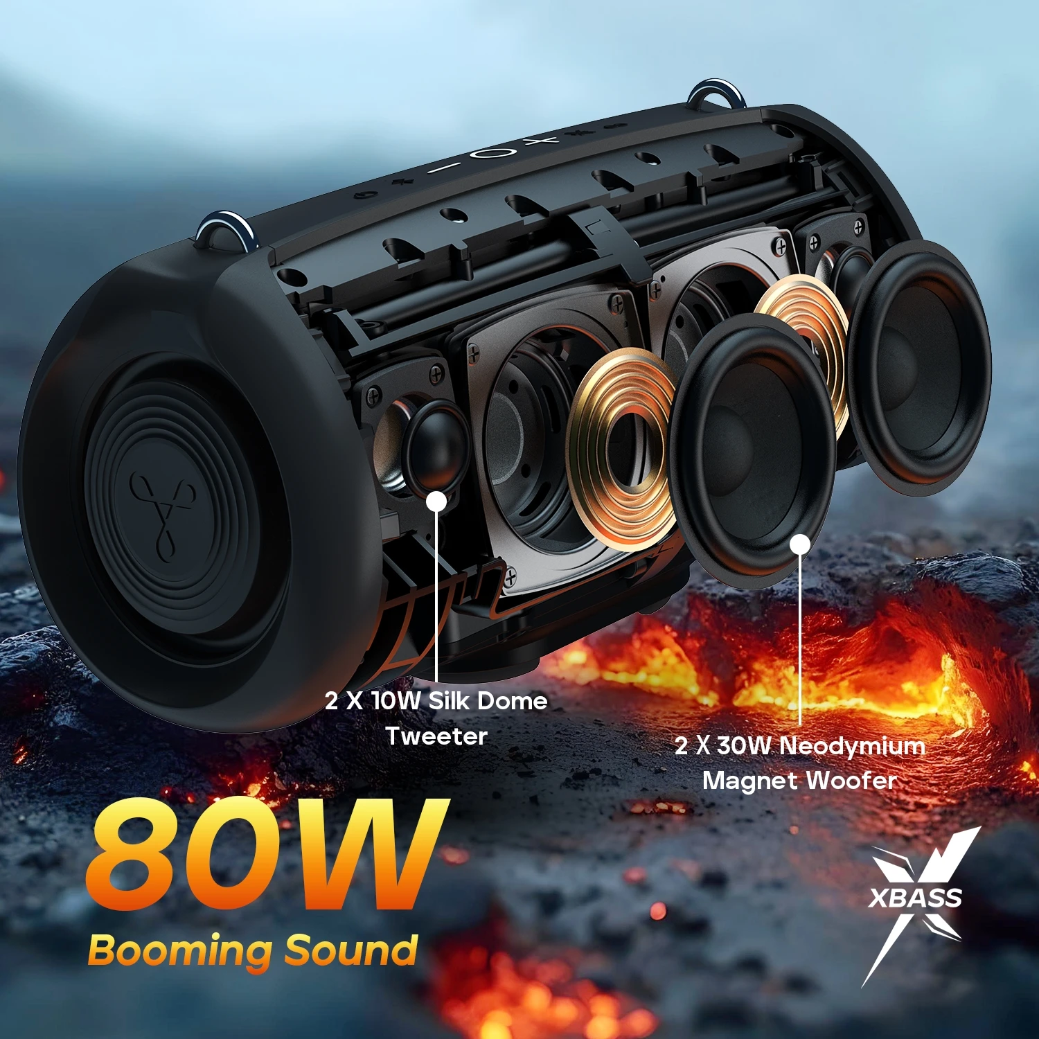 Tribit Altavoz Bluetooth StormBox Blast 2, Altavoz Inalámbrico Portátil