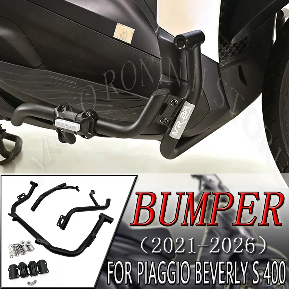 Motorcycle Engine Guard Crash Bar Fairing Protector For Piaggio Beverly 400 S 2021-2026 Highway Touring Accessories
