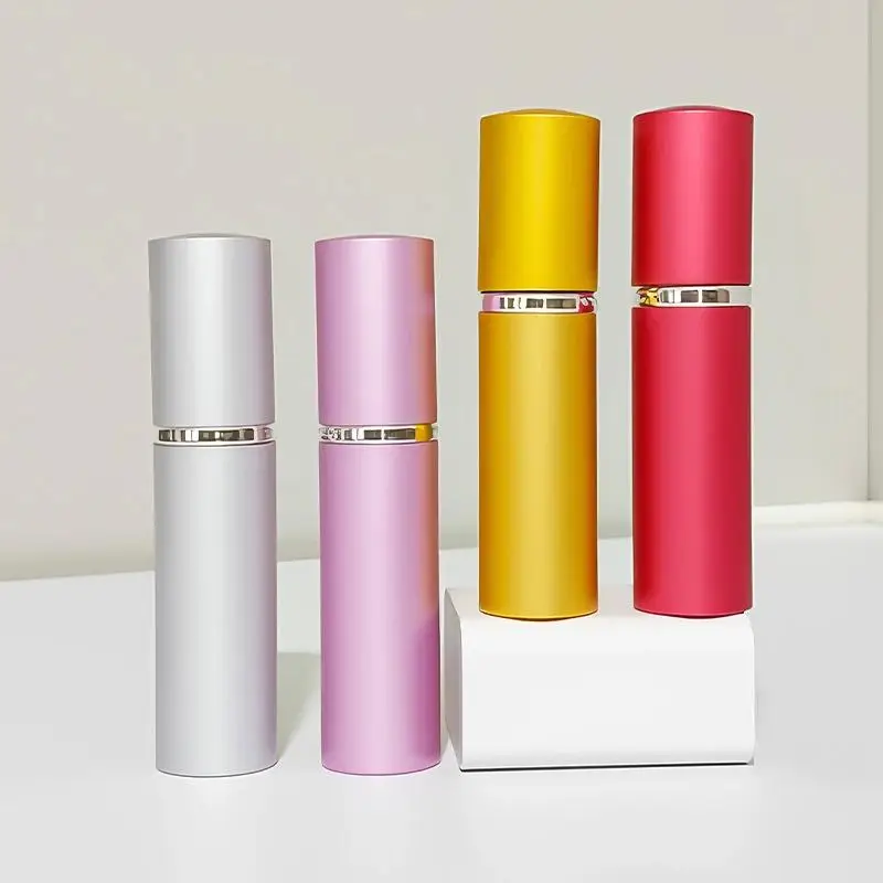 Nachfüllbarer 5ML Aluminium-Parfümzerstäuber, auslaufsicheres Design, mehrere Farboptionen für Reisen, tägliche Ausflüge, Geschäftsreisen. – Detail 11