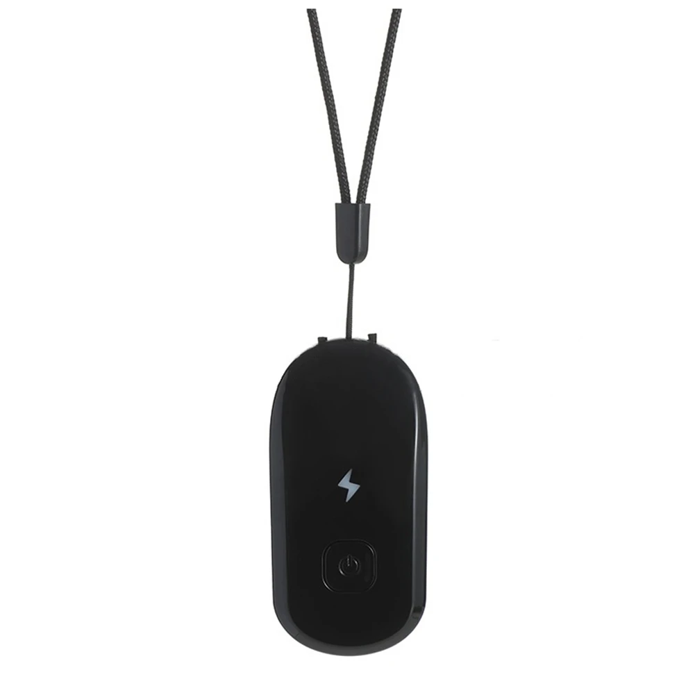 

Air Purifier Ionizer Necklace Negative Ion Air Purify Personal Hanging Air Freshener for Adults Kids Black