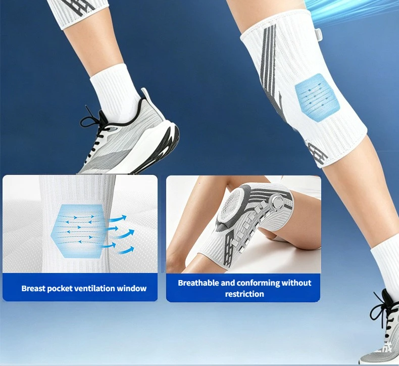 Professional Knee Brace Patella Support Joint Pain Relief Meniscus Support Compression Sleeve for Running Basketball Men Women
