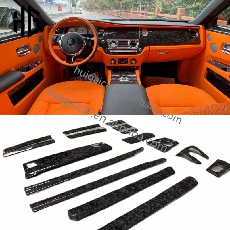 Factory Price Carbon Fiber Interior Trim Parts For Rolls Royce Ghost Upgrade to BB Style Car Interior Modification Parts