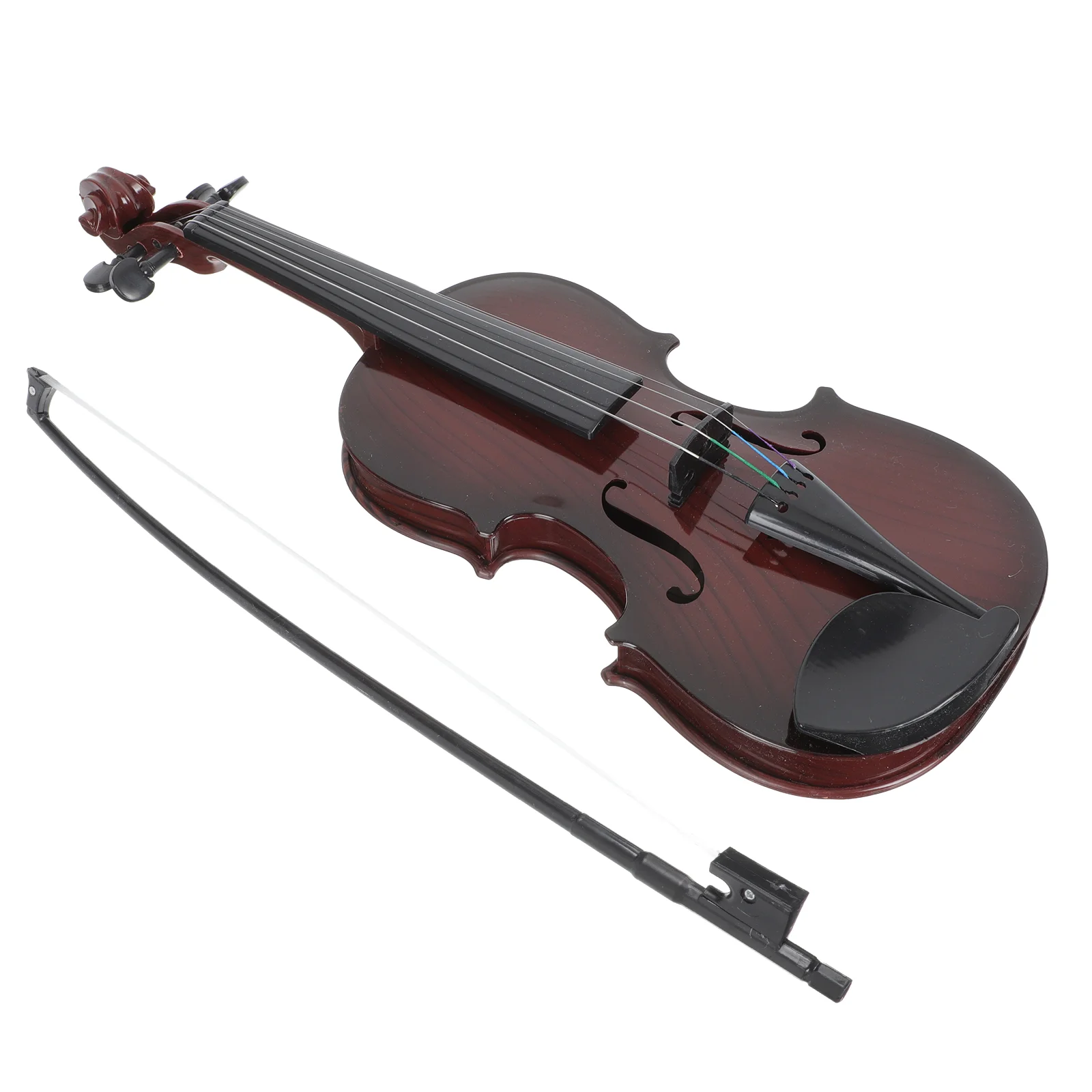 

Simulated Violin Toy for Kids Crisp Sound Safe Smooth Develops Music Cognition Plastic Children Instrument Plaything Fun