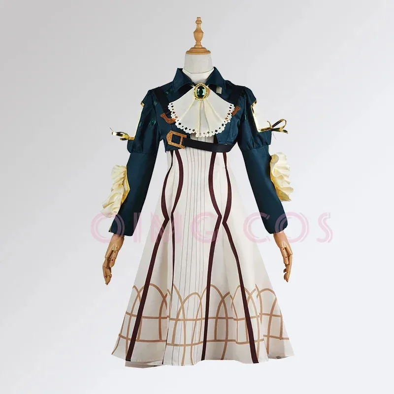 바이올렛 Evergarden 코스프레 의상 애니메이션 코스프레 바이올렛 Evergarden 의상 여성용 할로윈