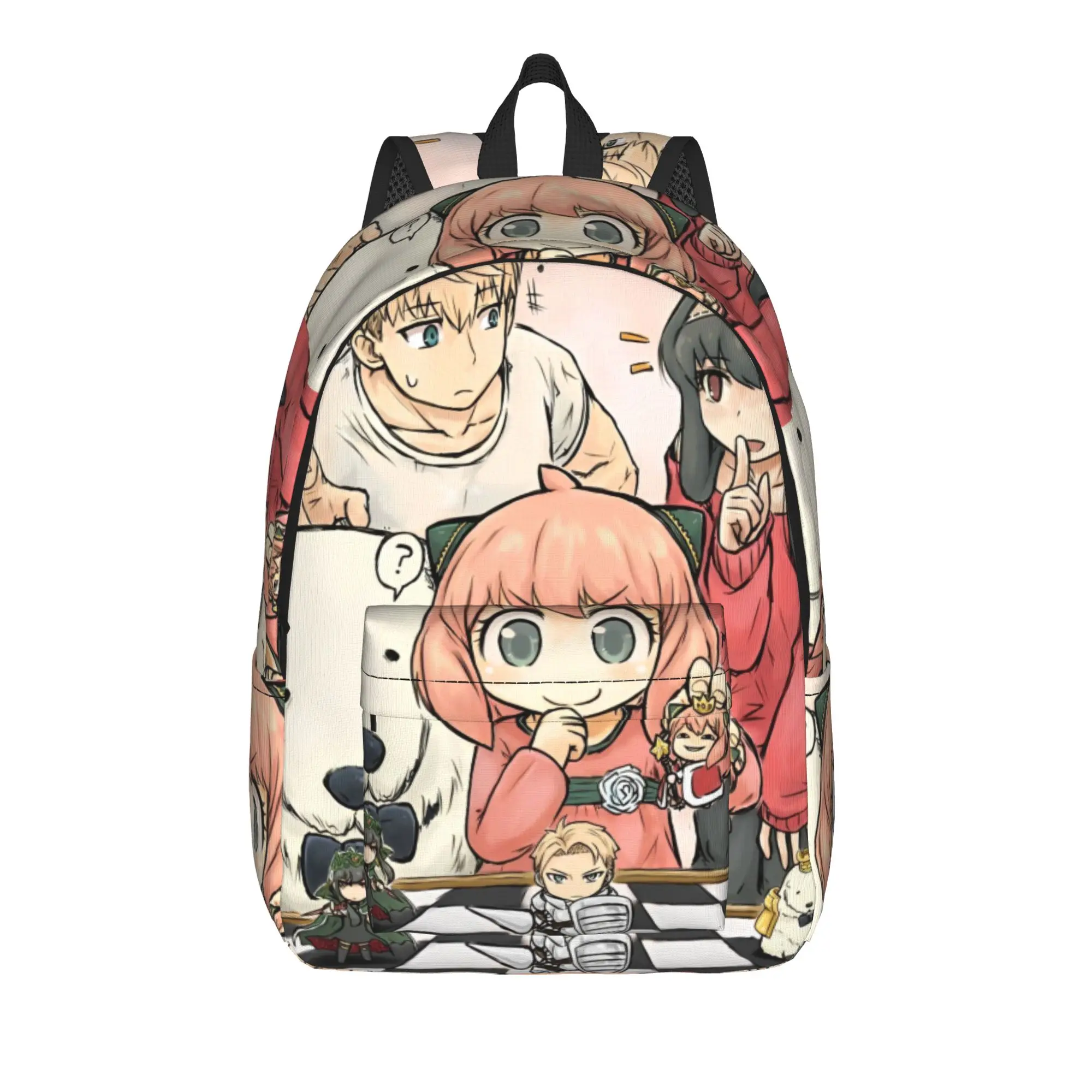 

Spys Fashion Backpack Lightweight High School Business Anime Funny Kawaii Daypack for Men Women College Canvas Bags