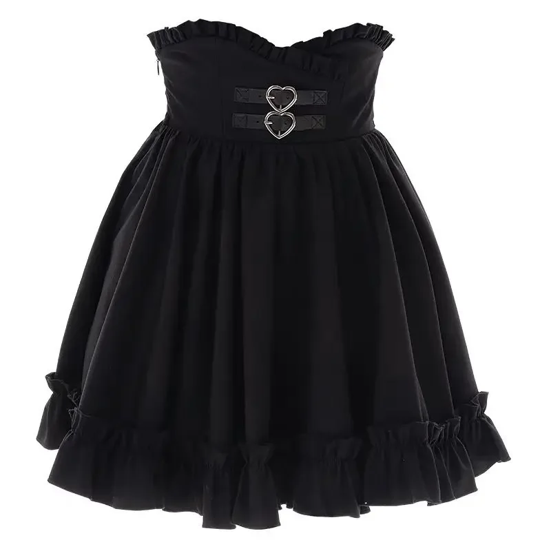 Japanese Style Fashion Women's Skirt Two-Piece Set Autumn Winter Sweet Cute Off-the-Shoulder Bow Shirt High Waist Slim Fit Skirt
