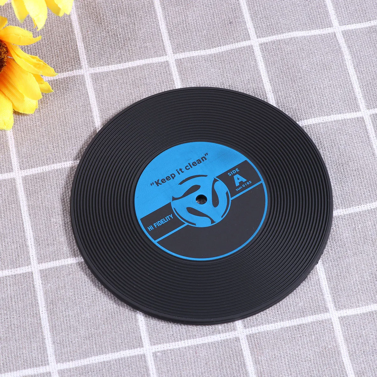 

10pcs Vinyl Record Coasters Retro Creative Waterproof Drink Coaster Set Beer Wine Mug Tea Cup Mat Decorative Holder For Home