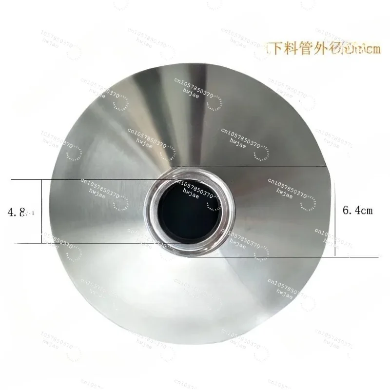 304 stainless steel hopper, paste liquid cylinder filling machine accessories, material drop bucket, storage hopper