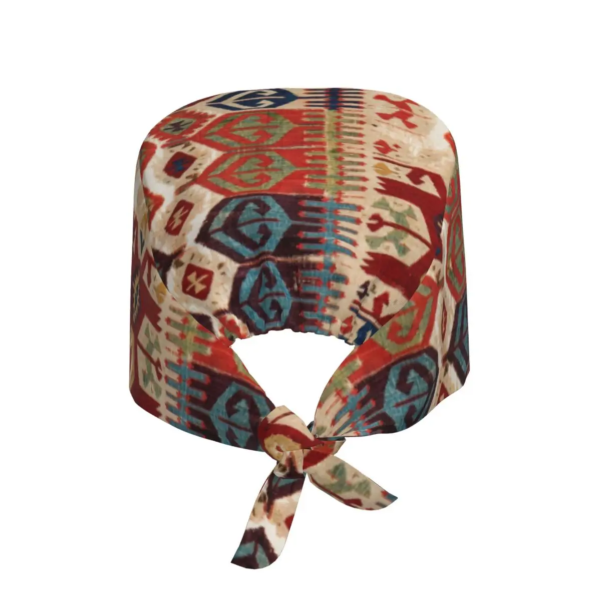 Aksaray Tribal Antique Turkish Kilim Scrubs Cap Hats Men Women Operating Room Cap Nursing Cap Lab Works Hat
