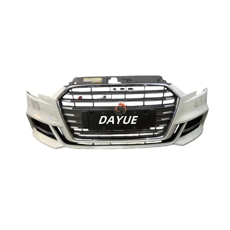 

Для 2018-2020 A3 передний бампер с пластиковой решеткой, используемый