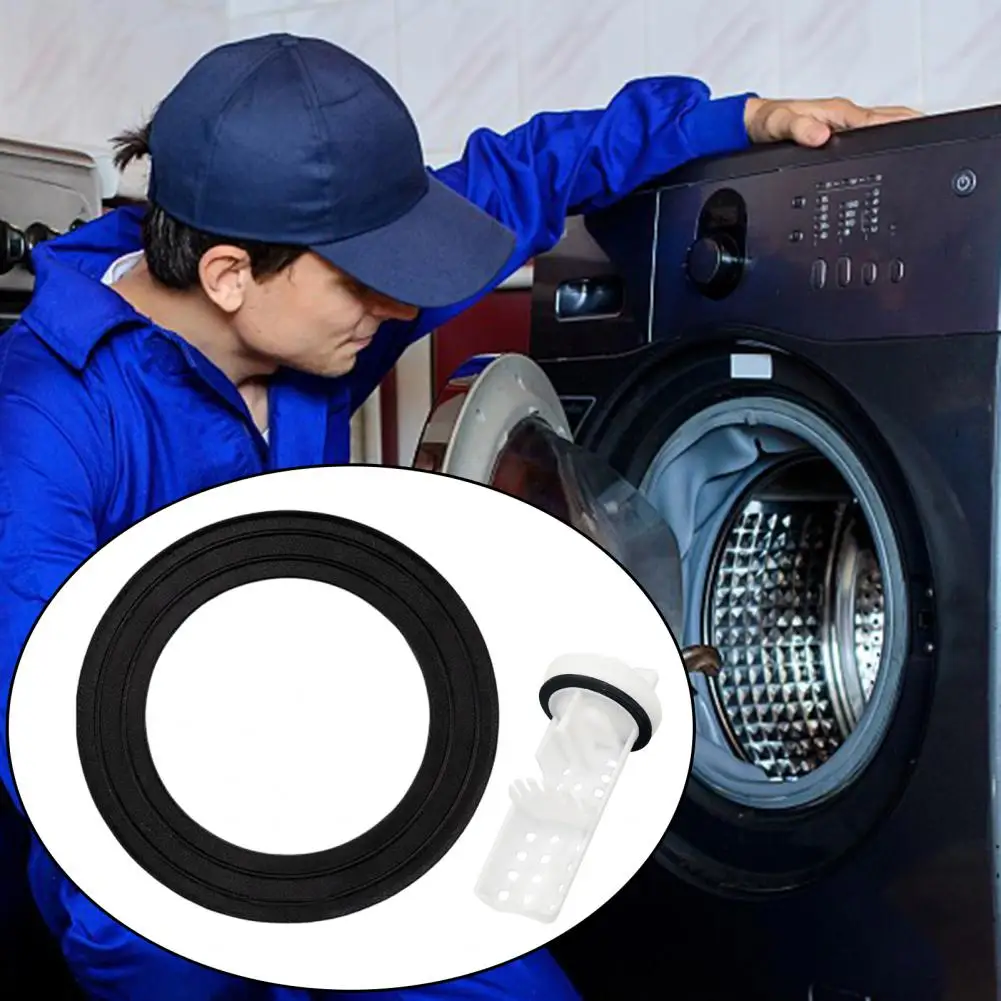 Drain Pump Replacement Seal Washing Machine Drain Pump Gasket Washer Drain Pump Filter Gasket Leak-free O-ring Seal for Secure
