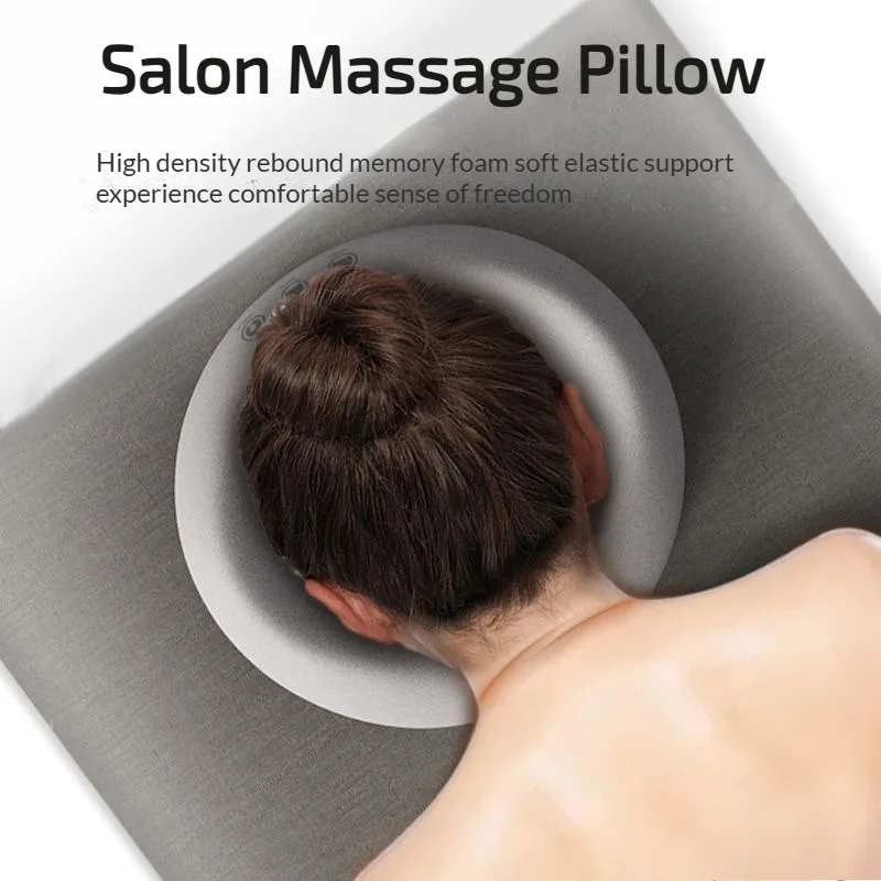 SPA Massage Pillow Comfortable Soft Massage Table Cradle U Shape Face Pillow Face Rest Pillow for Dad Plane Women Family Salon