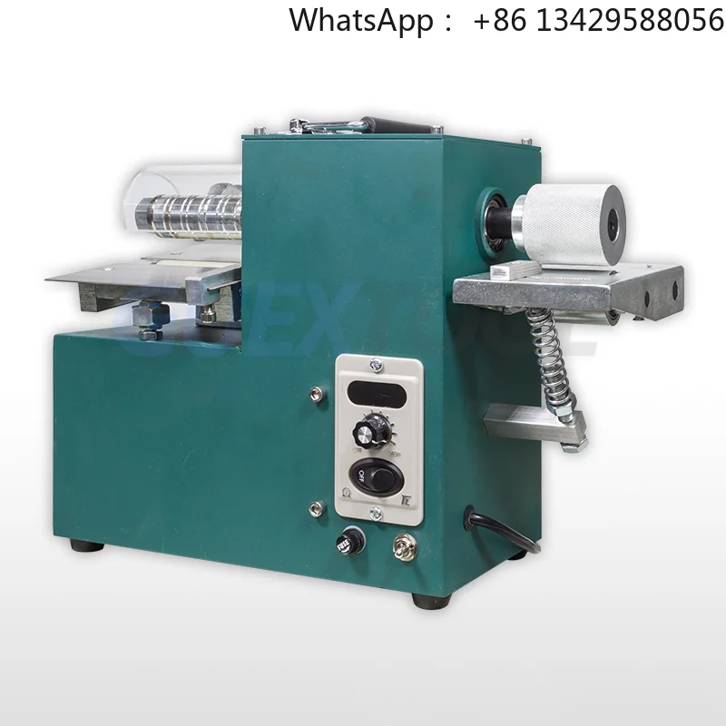 Double Head Leather Machine Belt Cutter Strap Cutting Machine Edge Folding Laminating Machine Leathercraft Slicer