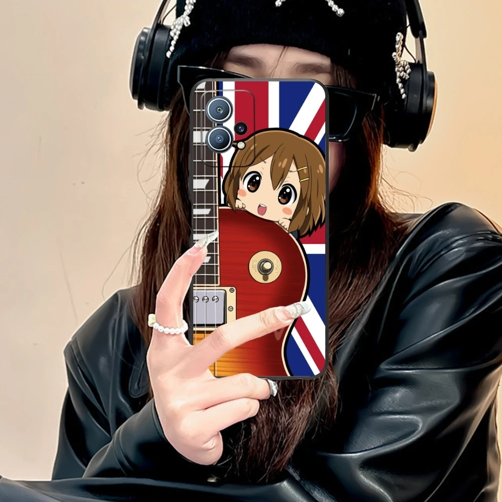 K-ON Hirasawa Yui Mobile Cell Phone Case for Huawei P60 P50 P40 P30 P20 P10 P9 P8 Pro Lite Plus Black Soft Phone Cover Shell