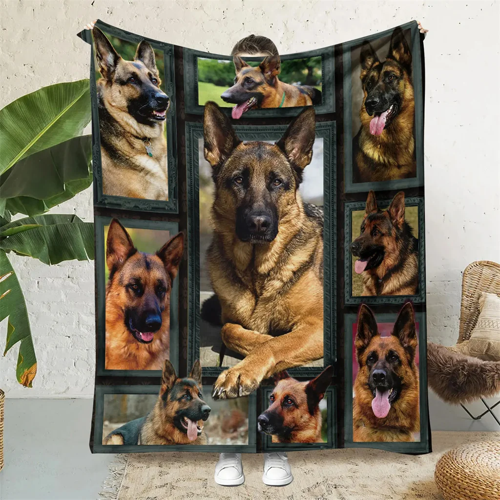 Wild Dog Flannel air conditioning blanket, woolen blanket, digital printing blanket, sofa cover blanket, home leisure blanket12