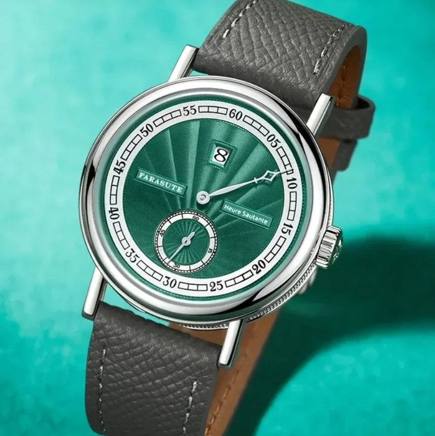 

Мужские автоматические часы FARASUTE, 38 мм, механические наручные часы с автоподзаводом, сапфировое зеркало, маленький секундный циферблат