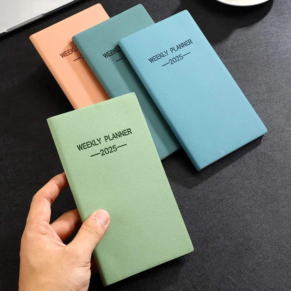 Minimalistisch A6/A7 2025 Agendaboek Engels Met Kalender A5 Notebook Morandi Kleur Om Te Doen Lijst 2025 Planner Notebook Studenten