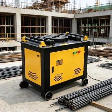 Steel Bar Stirrup Making Machine Double Wire Processing High Output Energy Saving Motor Large Construction Site Batch Production