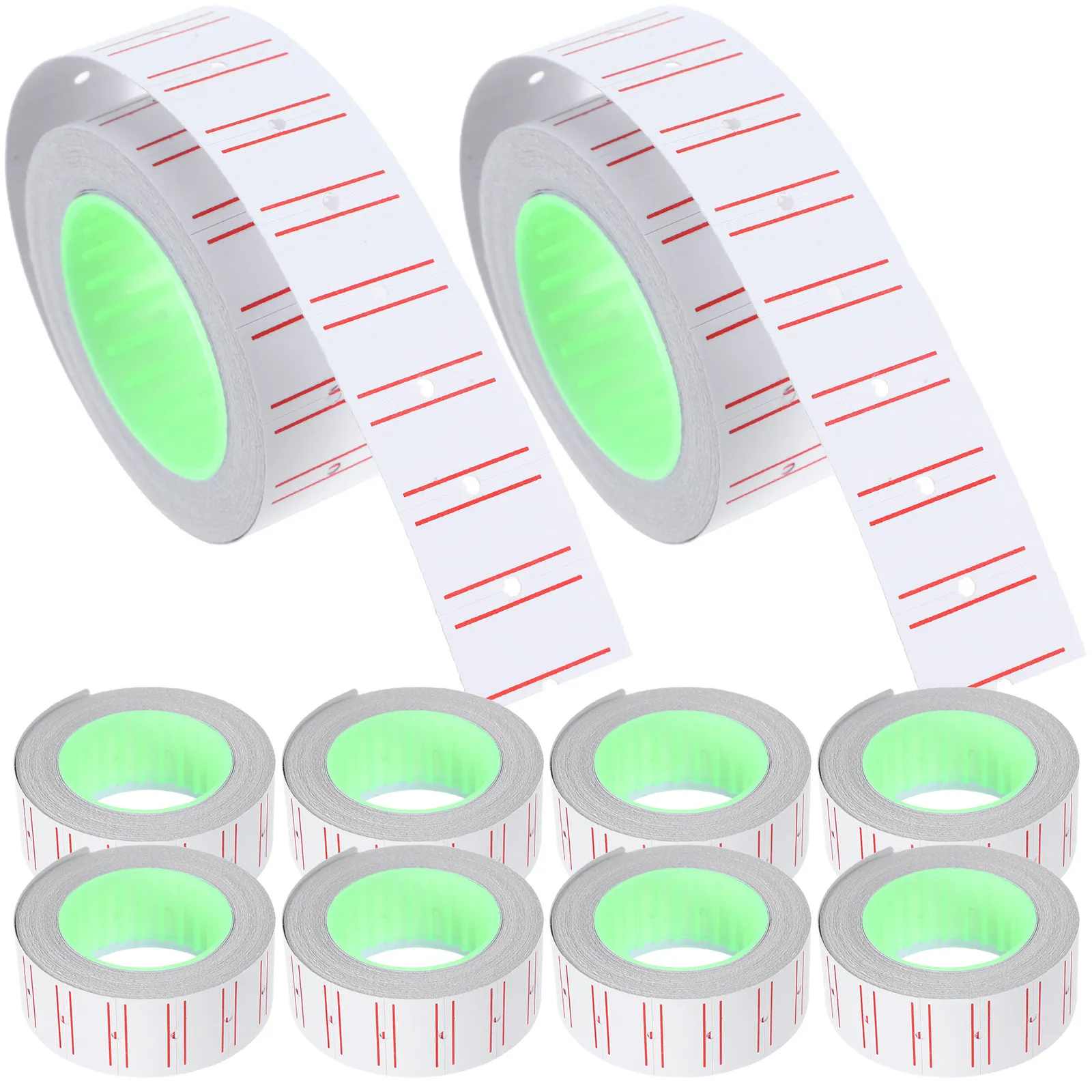

5000Pcs Price Tag Paper Self Adhesive Sticker Roll Clear Printing Smooth Output Fast Drying Ink Cost Label for Market Retail