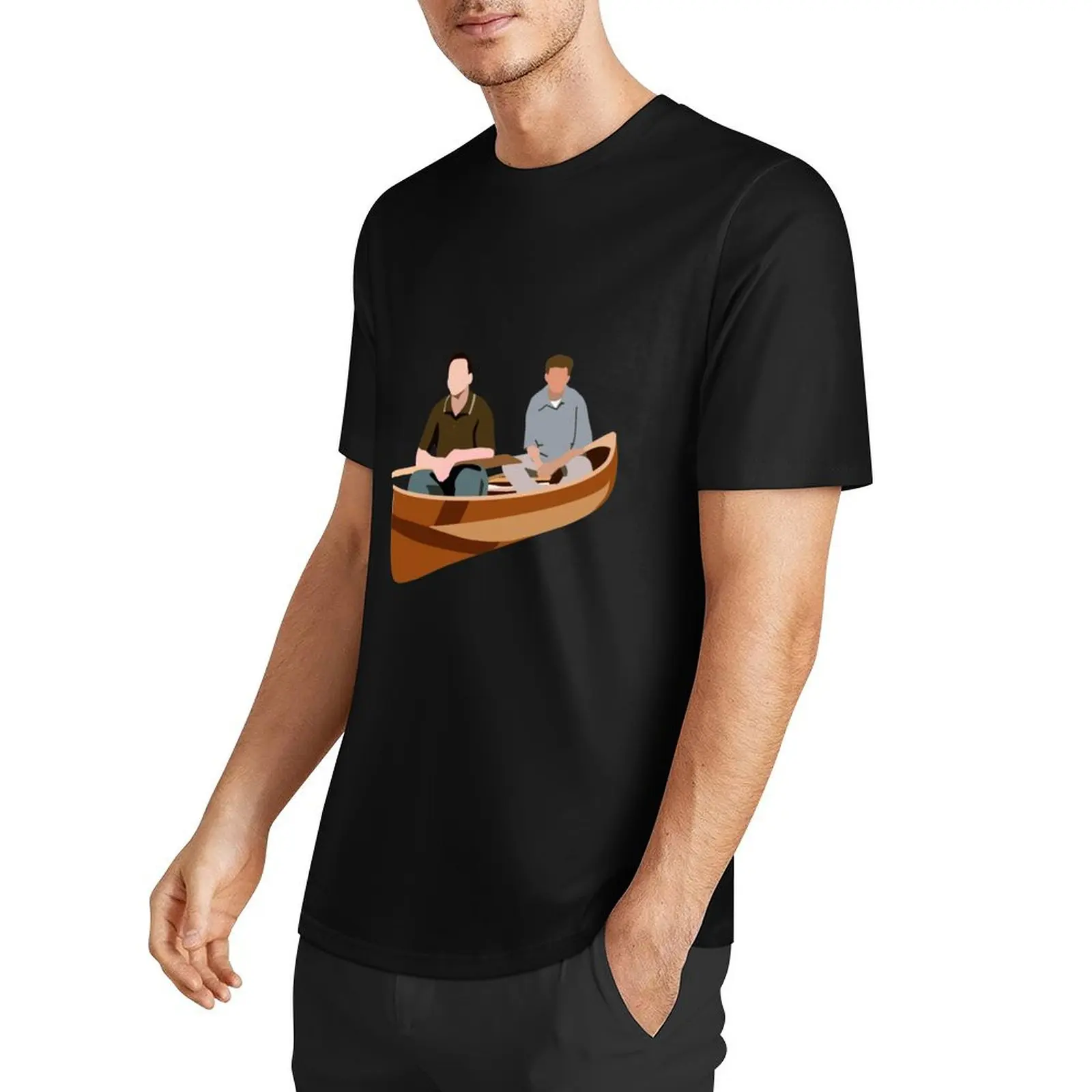 Joey and Chandler Canoe T-Shirt rapper graphic tees kawaii clothes shirts graphic tees T-shirt men